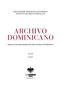 Portada de la Revista de historia Archivo Dominicano